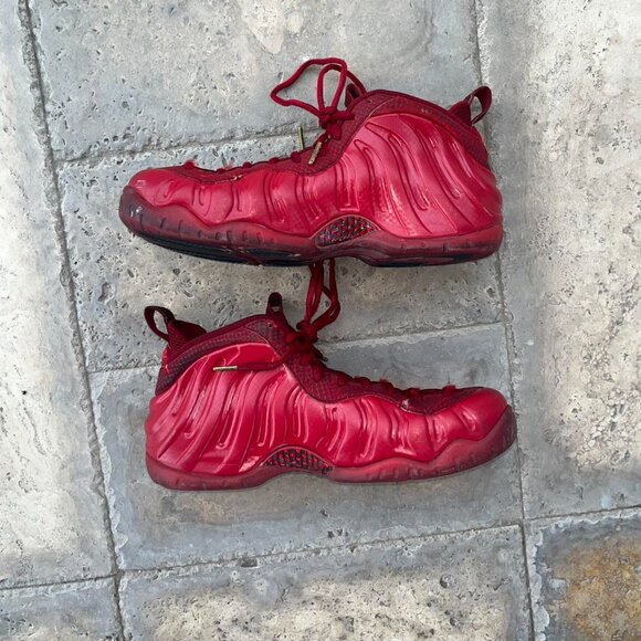 Nike Air Foamposite Pro Gym Red Size 12.5 - Picture 2 of 8